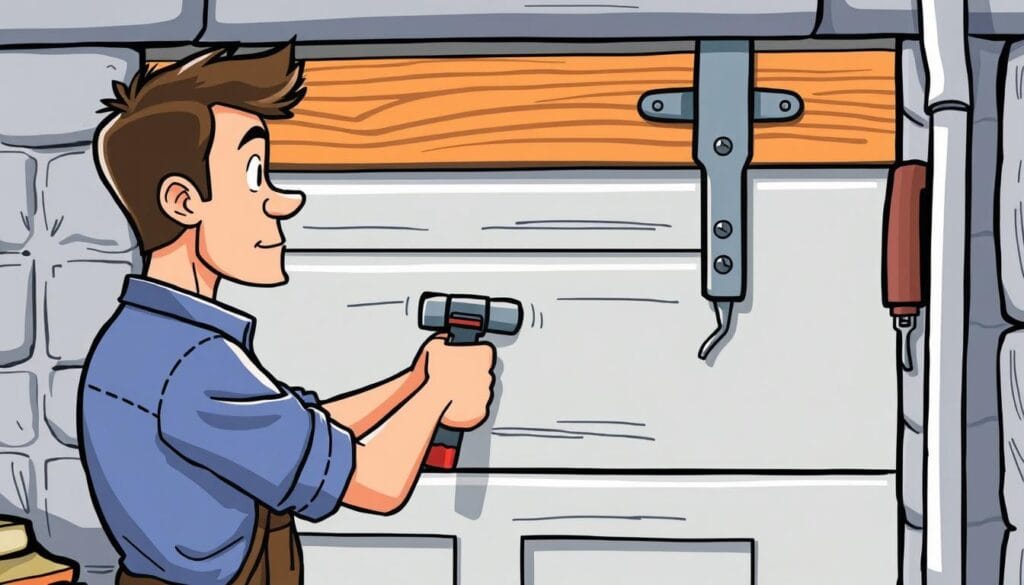 remplacement serrure porte garage