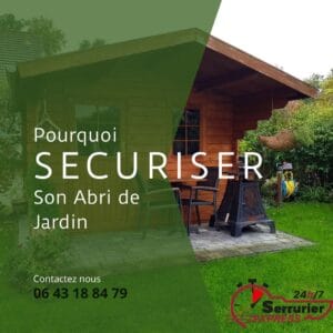 Abri de jardin en bois sécurisé avec serrure – services de serrurerie express pour la protection des espaces extérieurs